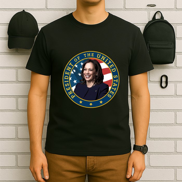 Vice Presidential Seal With Portrait Illustration T-Shirt