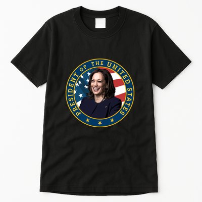 Vice Presidential Seal With Portrait Illustration Tall T-Shirt