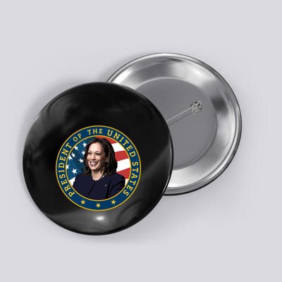 Vice Presidential Seal With Portrait Illustration Button