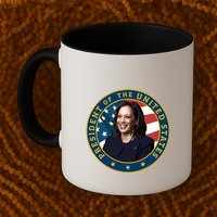 Vice Presidential Seal With Portrait Illustration Mug