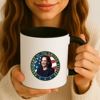 Vice Presidential Seal With Portrait Illustration Mug