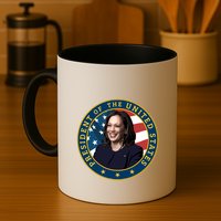 Vice Presidential Seal With Portrait Illustration Mug