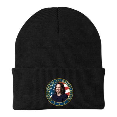 Vice Presidential Seal With Portrait Illustration Beanie