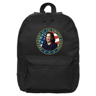 Vice Presidential Seal With Portrait Illustration 16 in Basic Backpack