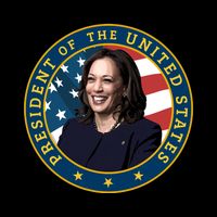 Vice Presidential Seal With Portrait Illustration Mesh Reversible Basketball Jersey Tank