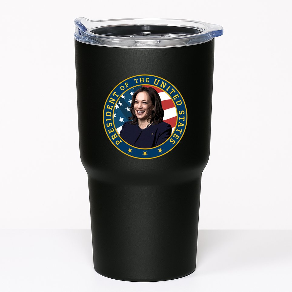 Vice Presidential Seal With Portrait Illustration Tumbler
