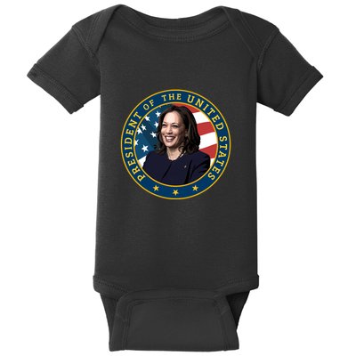 Vice Presidential Seal With Portrait Illustration Baby Bodysuit