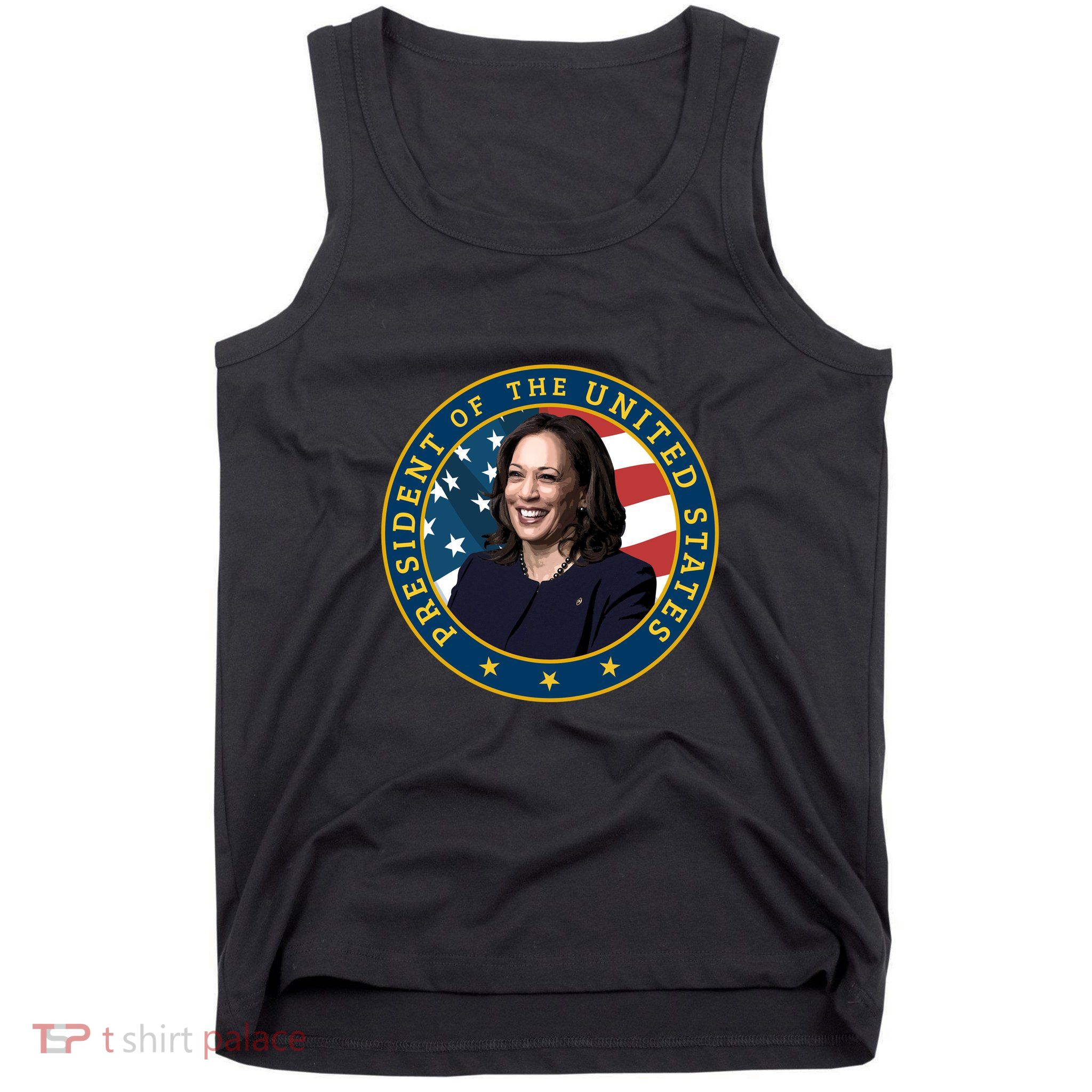 Vice Presidential Seal With Portrait Illustration Tank Top