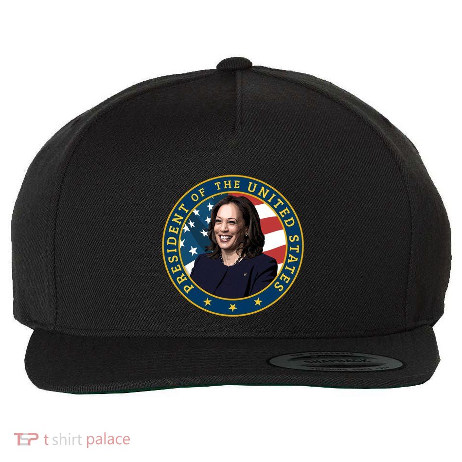 Vice Presidential Seal With Portrait Illustration Wool Snapback Cap