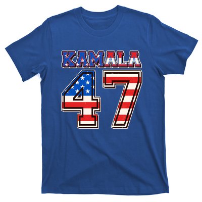 Vintage Patriotic Sporty Kamala Harris 47 T-Shirt