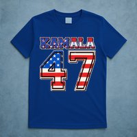 Vintage Patriotic Sporty Kamala Harris 47 T-Shirt