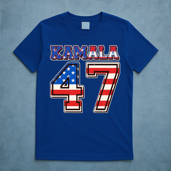 Vintage Patriotic Sporty Kamala Harris 47 T-Shirt