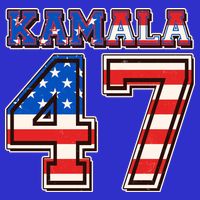Vintage Patriotic Sporty Kamala Harris 47 T-Shirt