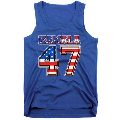 Vintage Patriotic Sporty Kamala Harris 47 Tank Top