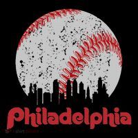 Vintage Philadelphia Skyline Retro Cityscape T-Shirt