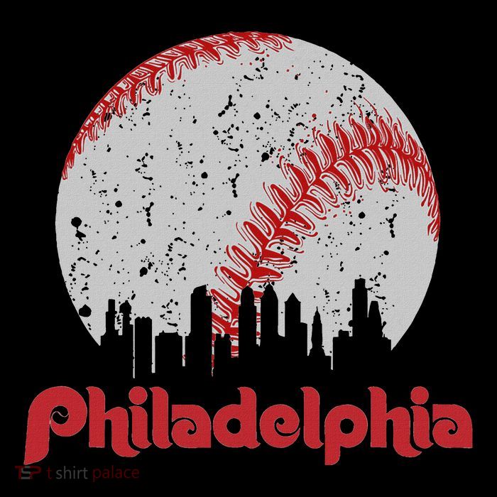Vintage Philadelphia Skyline Retro Cityscape T-Shirt