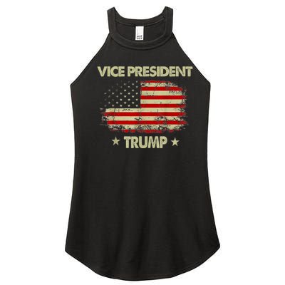 Vice President Trump Flag Women's Perfect Tri Rocker Tank