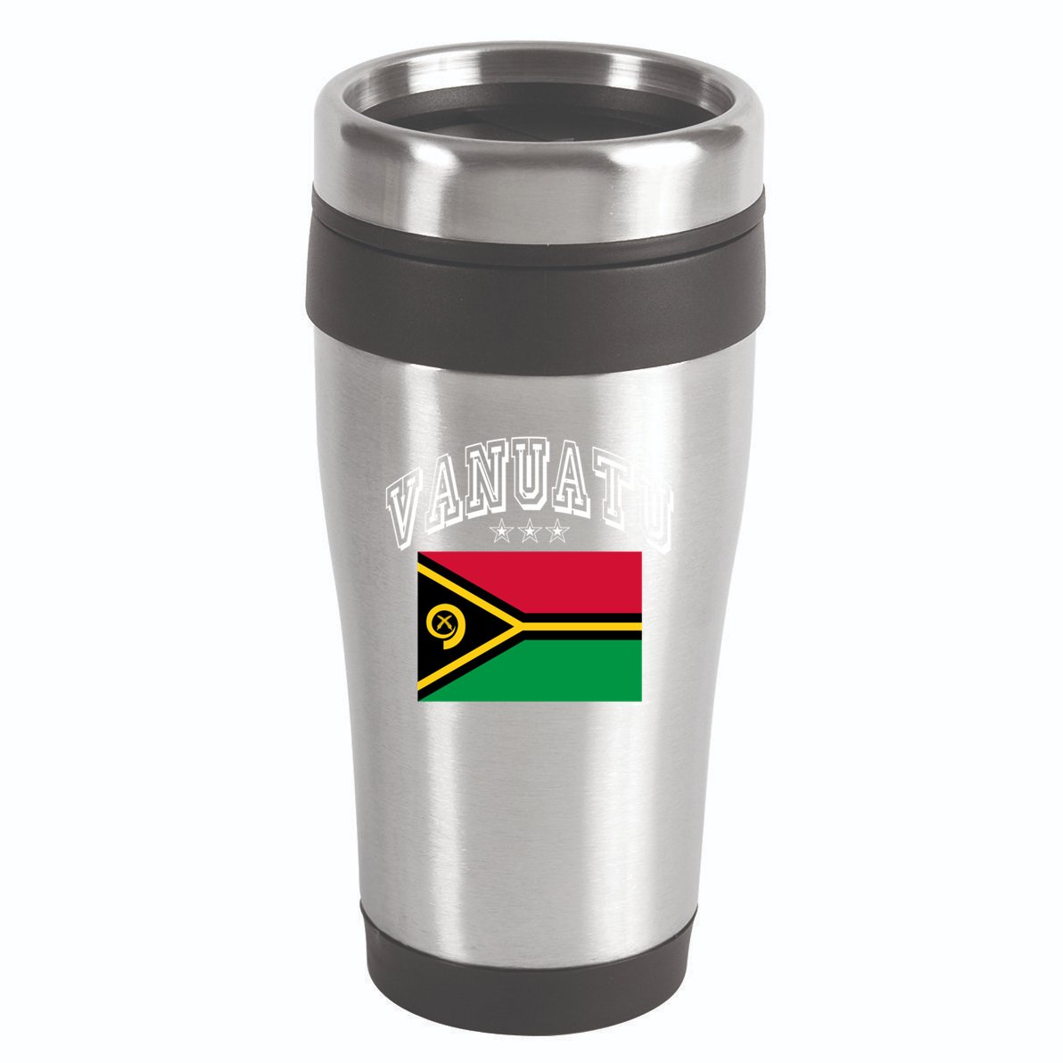 Vanuatu Patriotic Throwback Flag Souvenir Gift 16oz Travel Tumbler