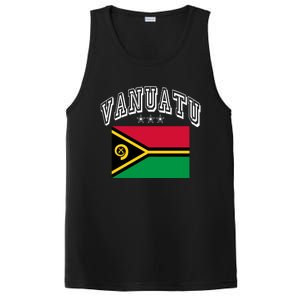 Vanuatu Patriotic Throwback Flag Souvenir Gift PosiCharge Competitor Tank