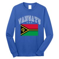 Vanuatu Patriotic Throwback Flag Souvenir Gift Long Sleeve Shirt