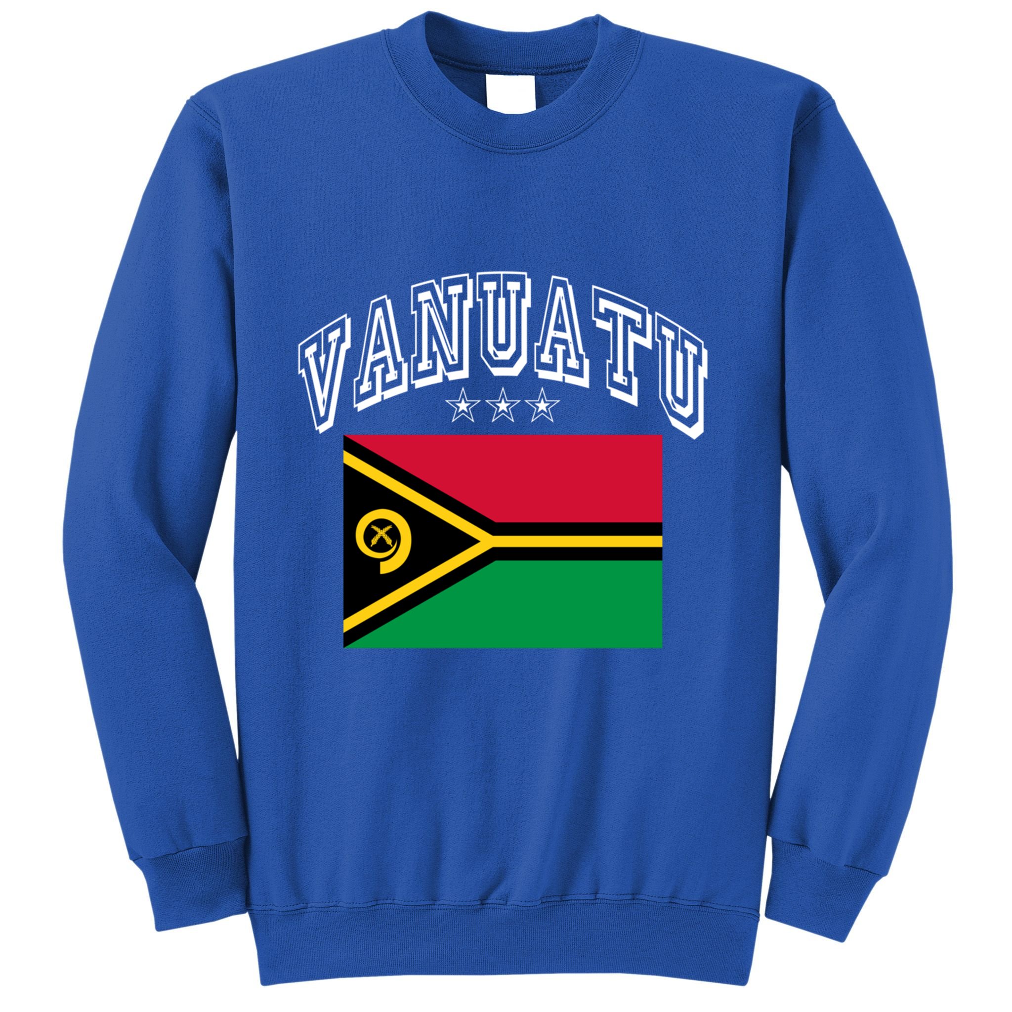 Vanuatu Patriotic Throwback Flag Souvenir Gift Sweatshirt