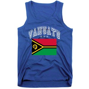 Vanuatu Patriotic Throwback Flag Souvenir Gift Tank Top