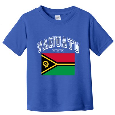 Vanuatu Patriotic Throwback Flag Souvenir Gift Toddler T-Shirt