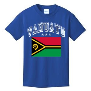 Vanuatu Patriotic Throwback Flag Souvenir Gift Kids T-Shirt