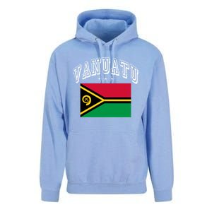 Vanuatu Patriotic Throwback Flag Souvenir Gift Unisex Surf Hoodie