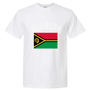 Vanuatu Patriotic Throwback Flag Souvenir Gift Garment-Dyed Heavyweight T-Shirt