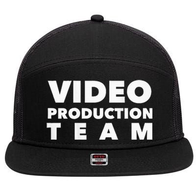 Video Production Team 7 Panel Mesh Trucker Snapback Hat