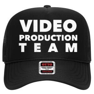 Video Production Team High Crown Mesh Back Trucker Hat