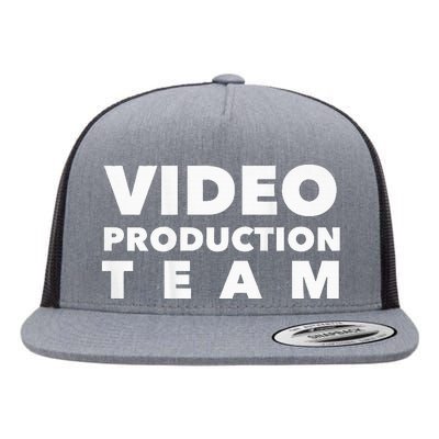 Video Production Team Flat Bill Trucker Hat