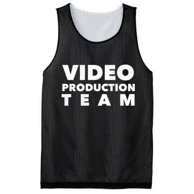 Video Production Team Mesh Reversible Basketball Jersey Tank