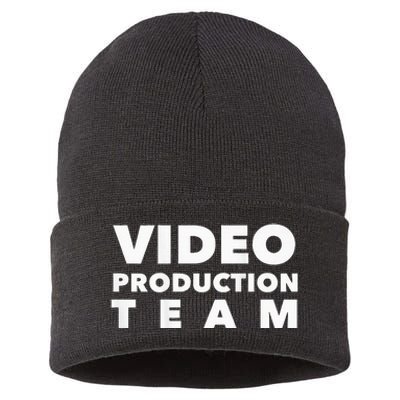 Video Production Team Sustainable Knit Beanie