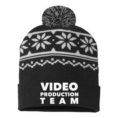 Video Production Team USA-Made Snowflake Beanie