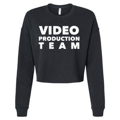 Video Production Team Cropped Pullover Crew