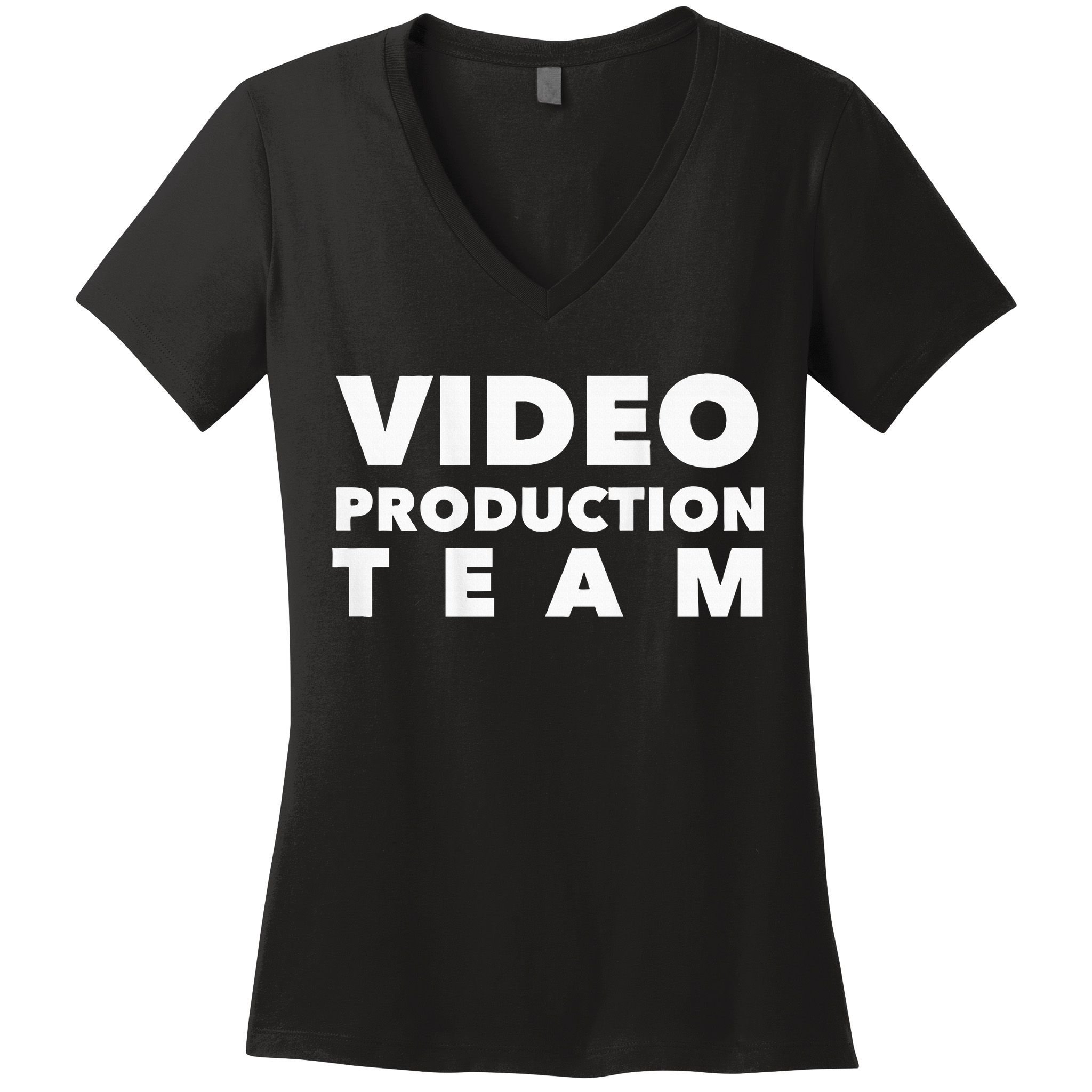 Video Production Team Women's V-Neck T-Shirt