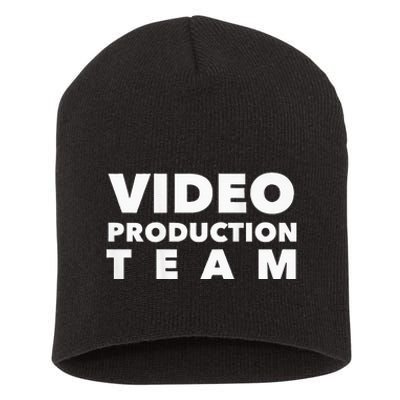 Video Production Team Short Acrylic Beanie