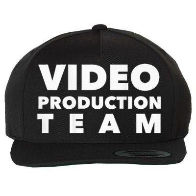 Video Production Team Wool Snapback Cap