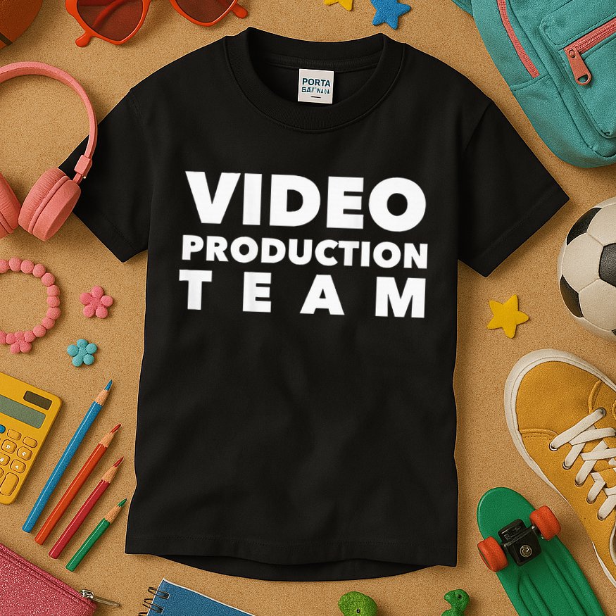Video Production Team Kids T-Shirt