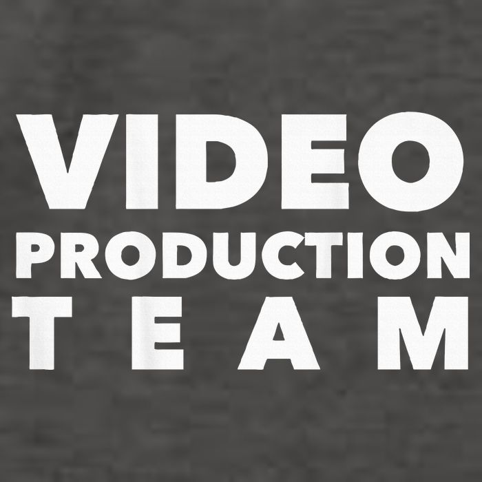 Video Production Team Vector Backpack