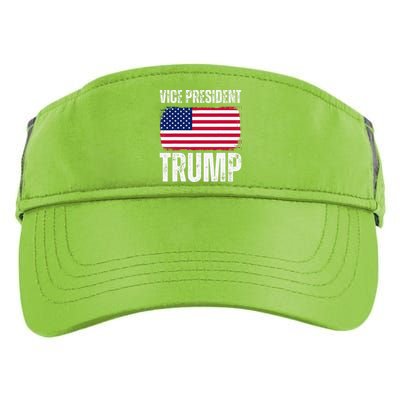 Vice President Trump Usa America Flag Funny Adult Drive Performance Visor