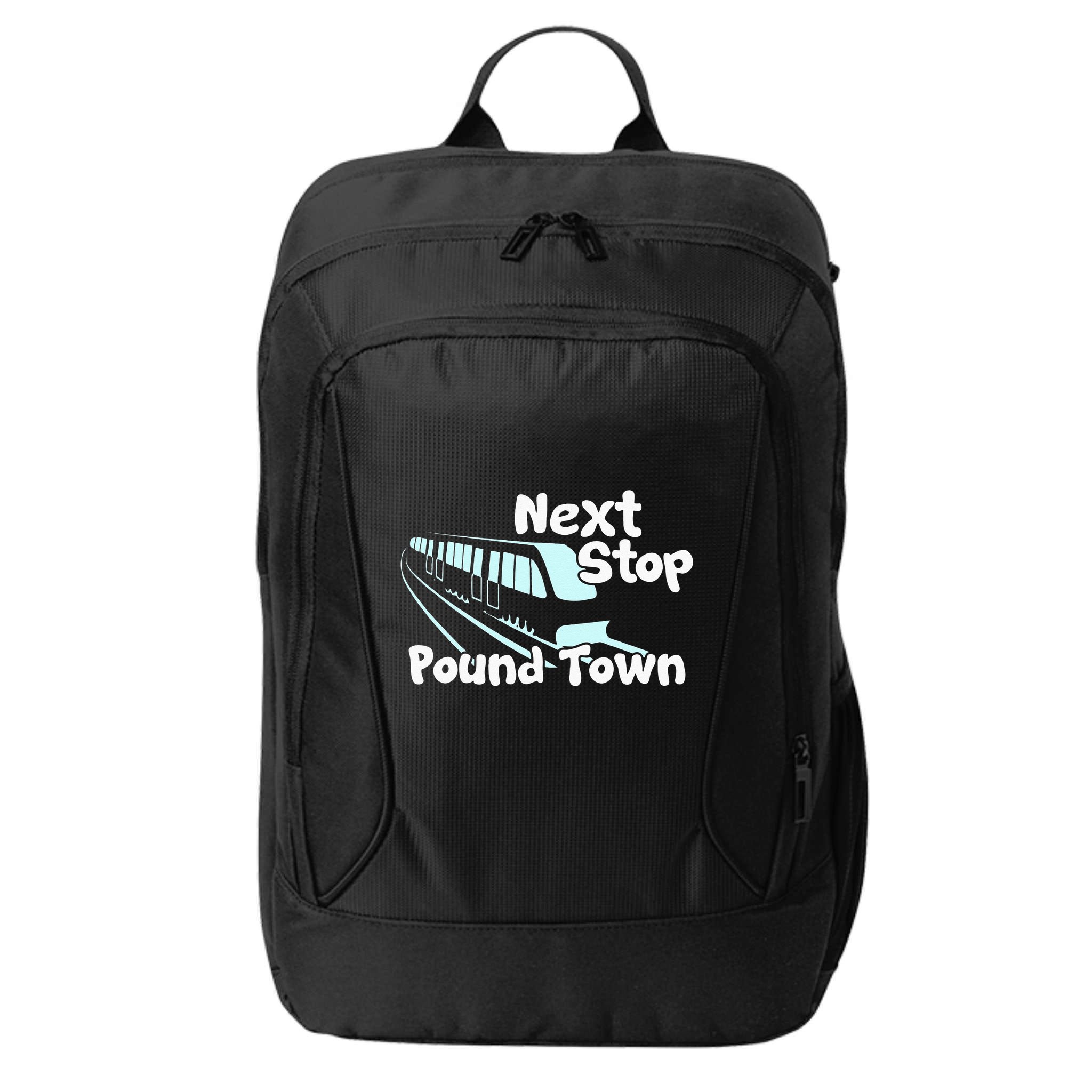 Visit Pound Town Funny Adult Sexual Humor City Backpack