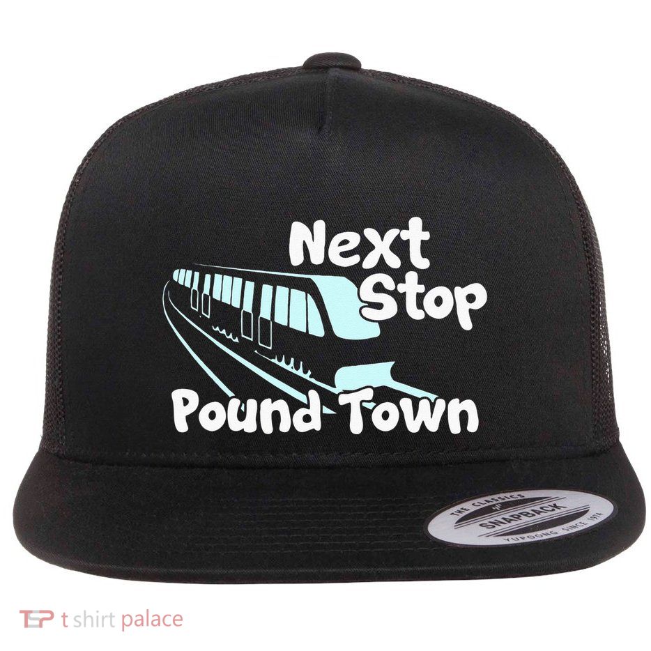 Visit Pound Town Funny Adult Sexual Humor Flatbill Hat