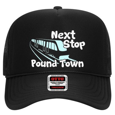 Visit Pound Town Funny Adult Sexual Humor Trucker Hat
