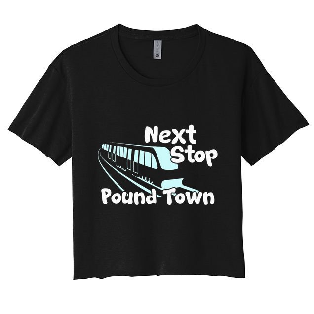 Visit Pound Town Funny Adult Sexual Humor Crop Top