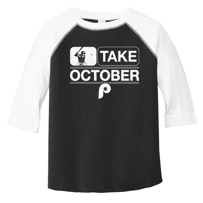 Vintage P.hilly Take October Philadelphia Toddler Fine Jersey T-Shirt