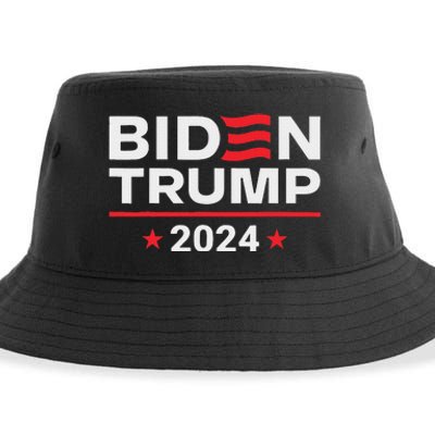 Vice President Trump Harris Biden Meme 2024 Design Sustainable Bucket Hat