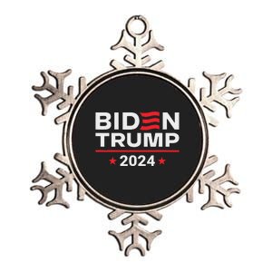 Vice President Trump Harris Biden Meme 2024 Design Metallic Star Ornament